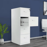 HFC Slim Edge Office Vertical Steel Drawer File Cabinet with Metal Handle - Gavisco Office Furniture